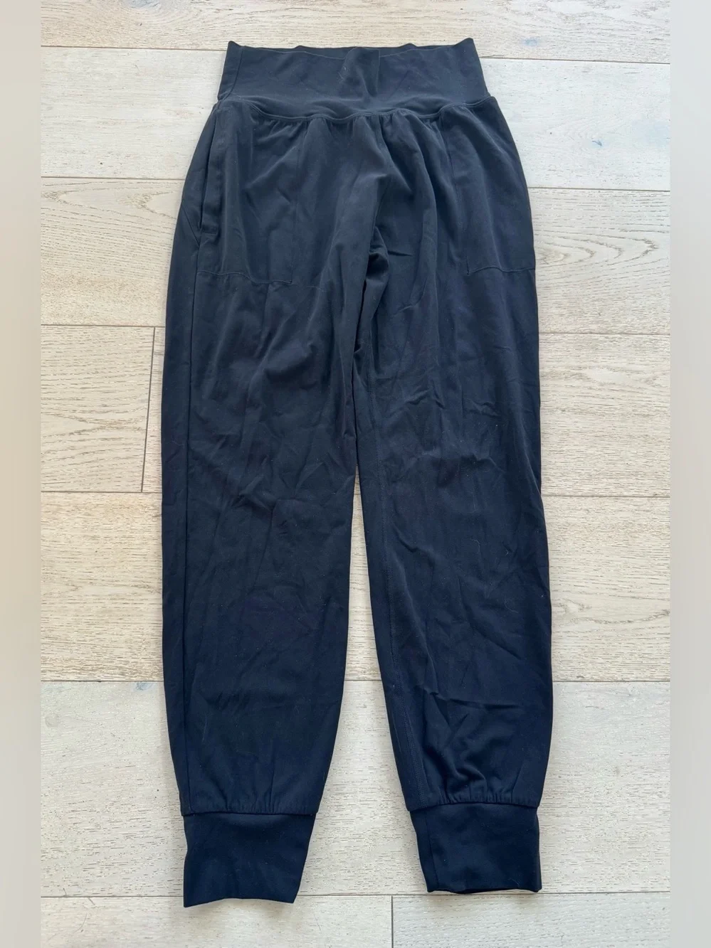 Athleta Salutation Jogger Pants Women S black Leggings High Rise